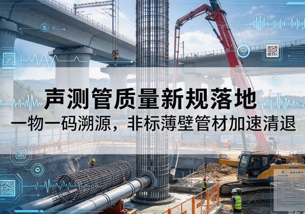 城步声测管质量新规落地，一物一码溯源，非标薄壁管材加速清退
